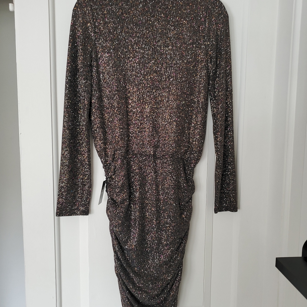 NWT Express Glitter Party Dress - Picture 9 of 9